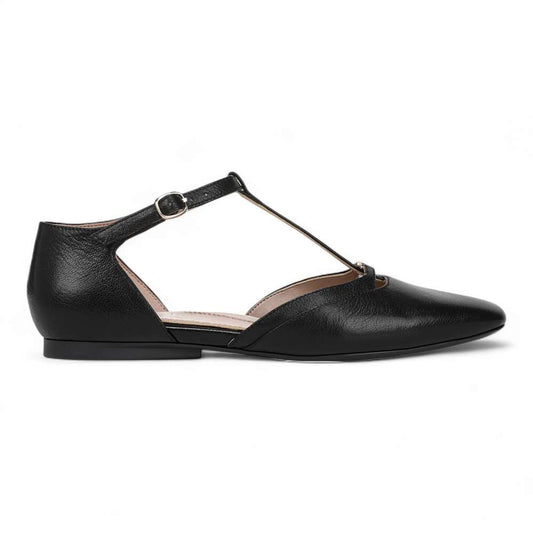 Caresse Mary Jane Flat - Black