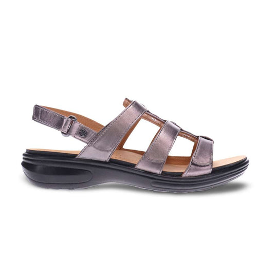 Toledo Back Strap Sandal - Gunmetal