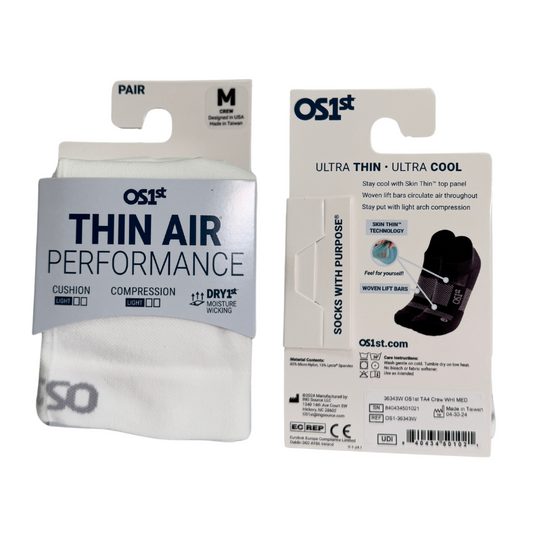 Thin Air Performance Socks (TA4) - Light Pink