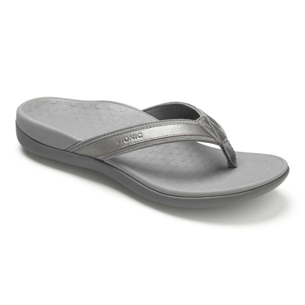 Islander Toe Post Sandal - Pewter
