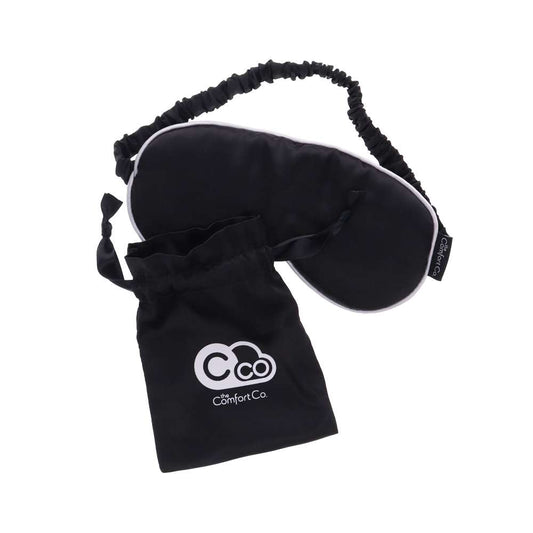 Satin Eye Mask - Black