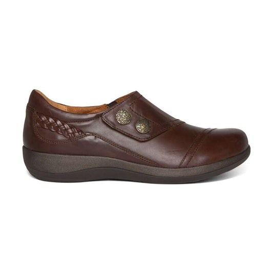 Karina Casual Monk Strap - Brown