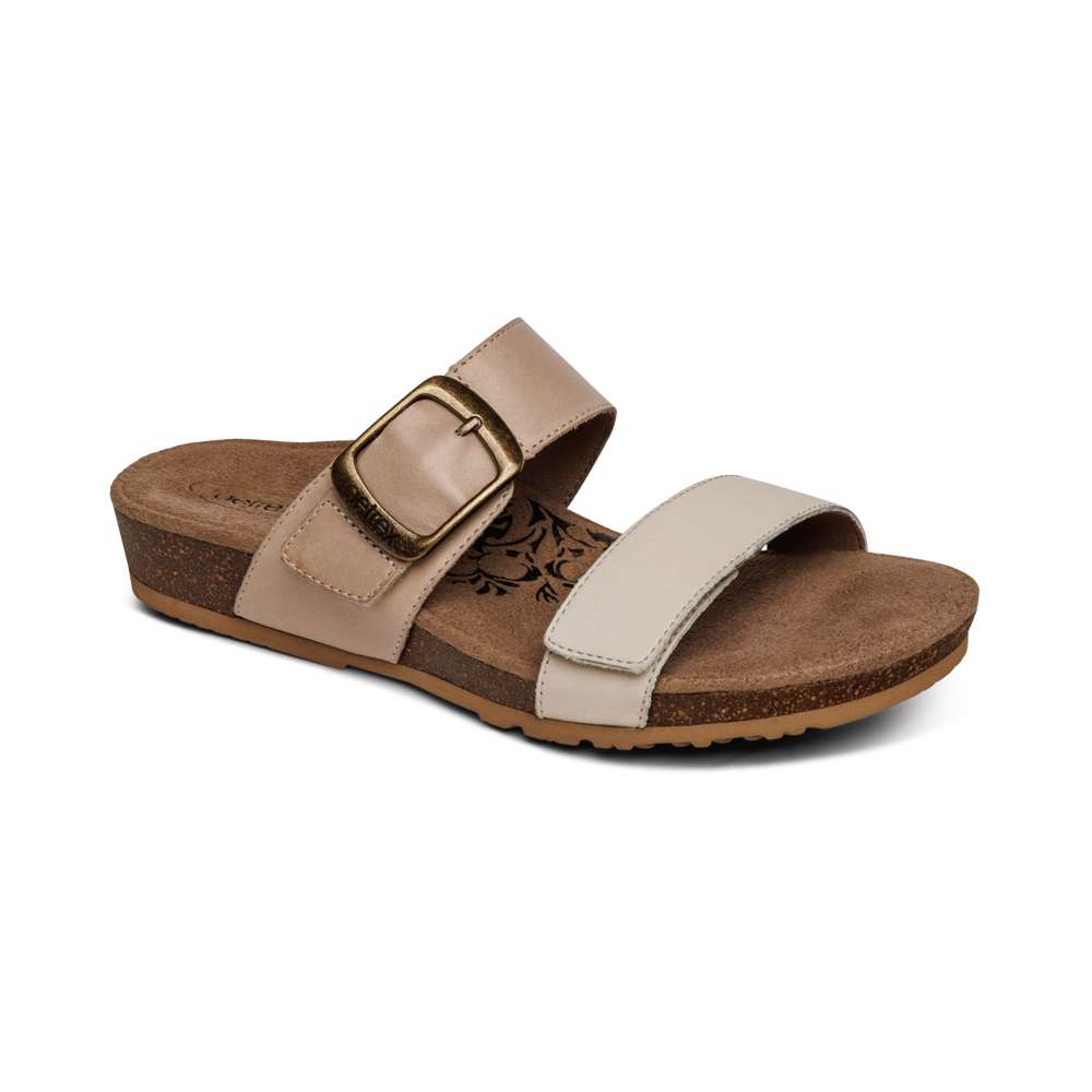 Daisy Slide Sandal - Ivory