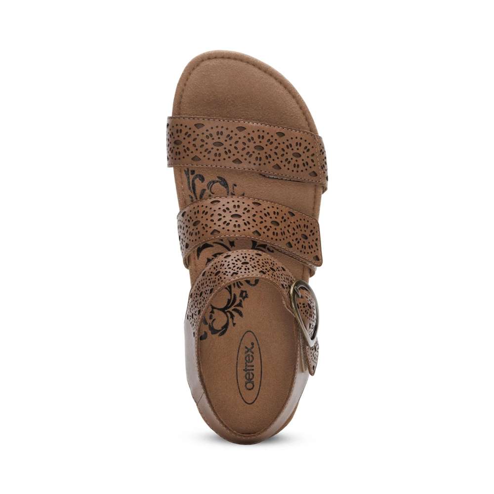 Lilly Sandal - Taupe Cutout