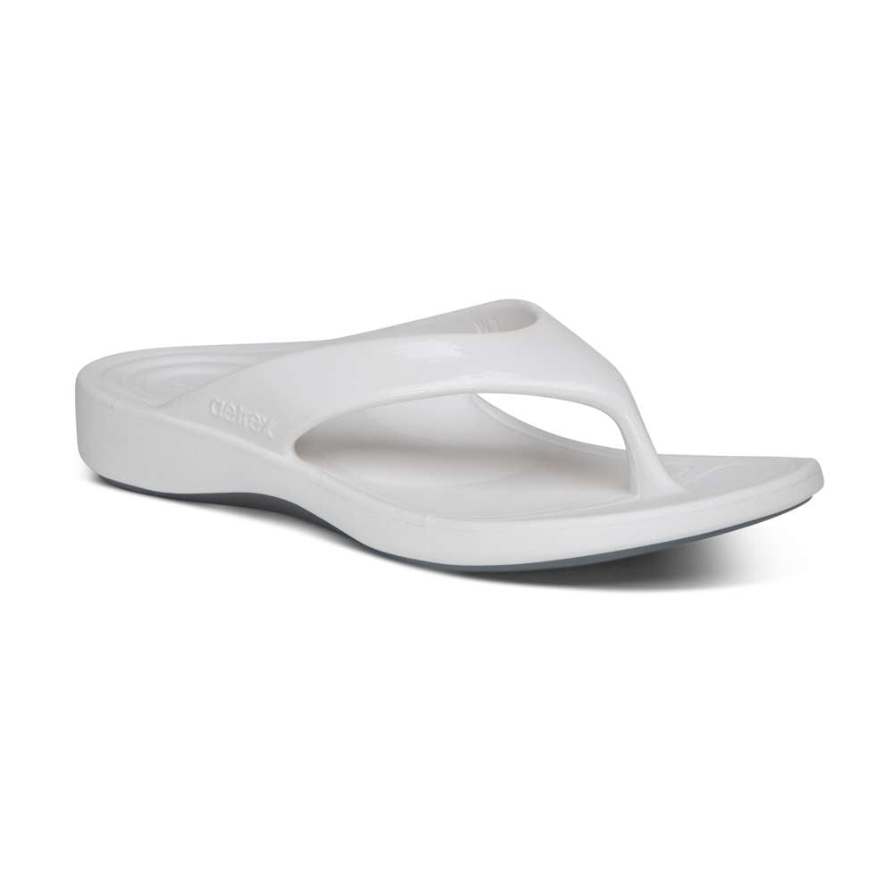 Maui Women's Toe Post Sandal - White