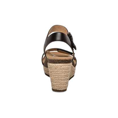 Sydney Espadrille Wedge - Black