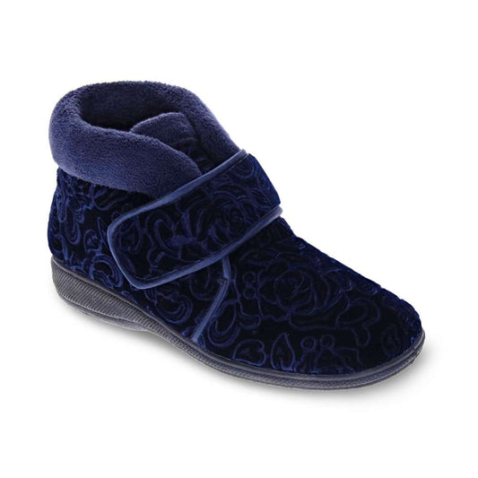 Dale Slipper - Navy Emboss