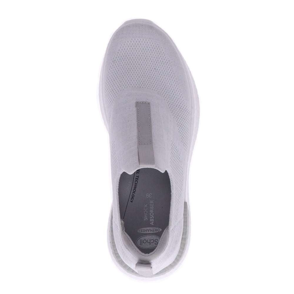Maggie Slip-On Sneaker - White/Silver