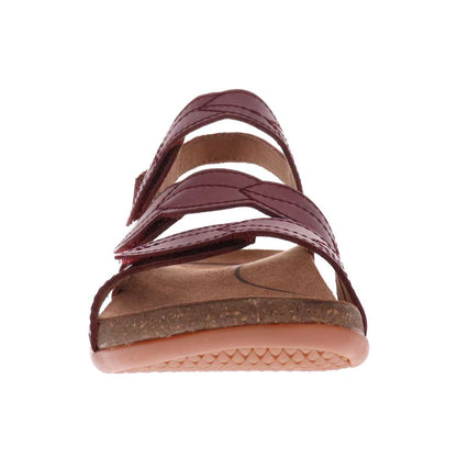 Able Adjustable Sandal - Burgundy