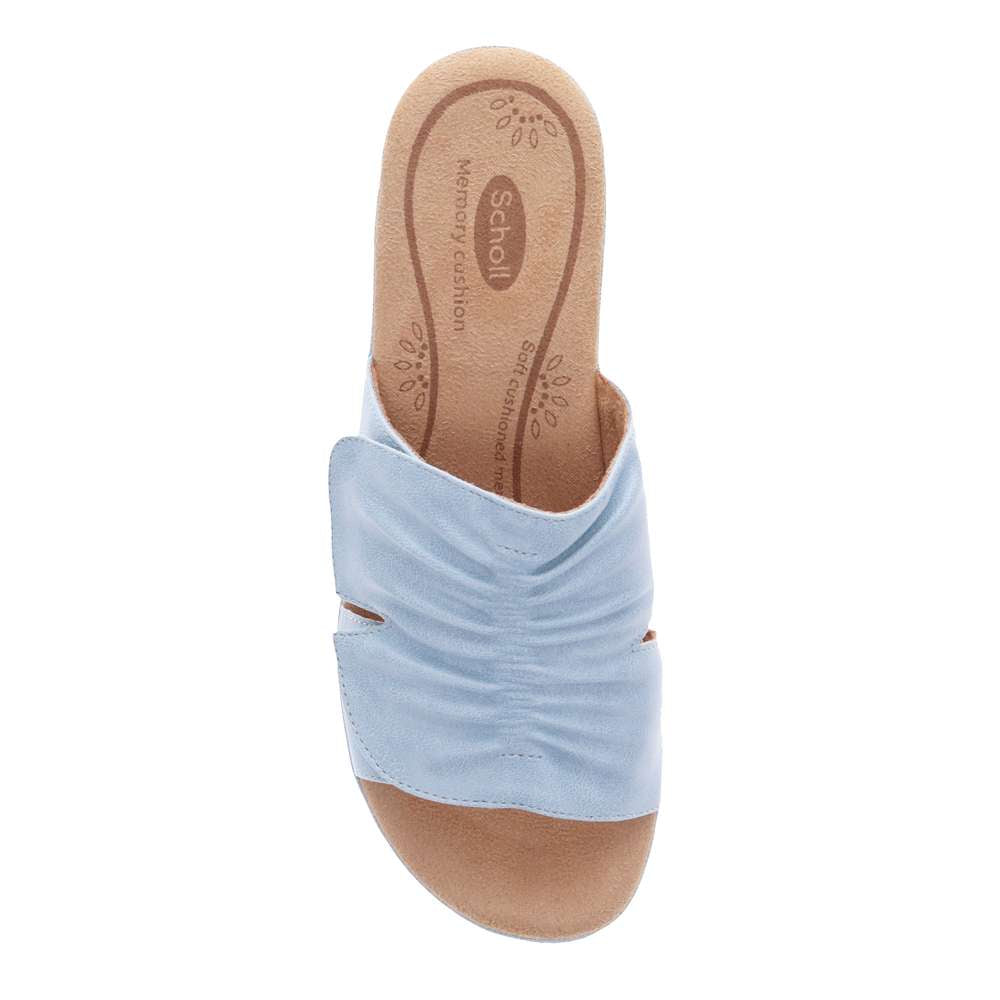Cora Slide Sandal - Light Blue