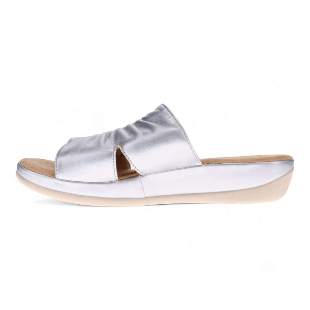 Cora Slide Sandal - Silver