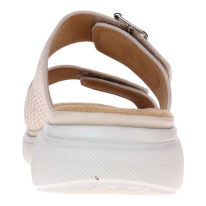 Rage Slide Sandal - Beige Raffia