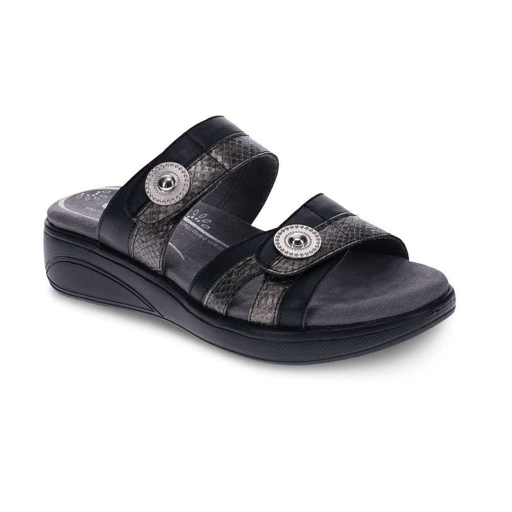 Sarah Slide Sandal - Black