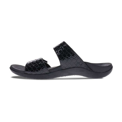 Skye Thatch Slide Sandal - Black