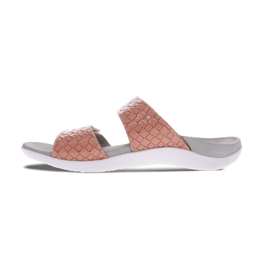 Skye Thatch Slide - Pink