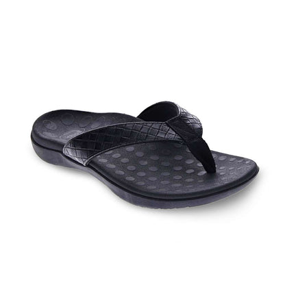 Sonoma Weave Toe Post Sandal - Black Weave