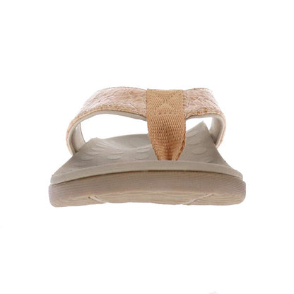 Sonoma Reptile Toe Post Sandal - Honey Reptile