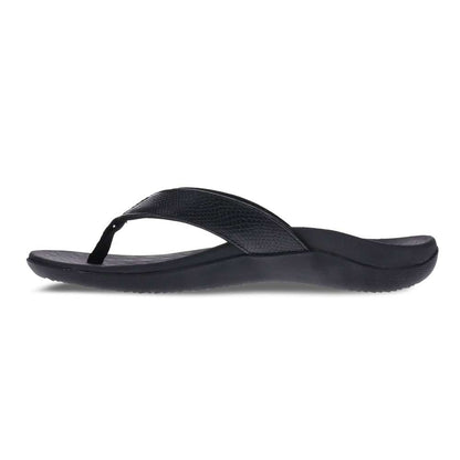 Sonoma Shimmer Toe Post Sandal - Black