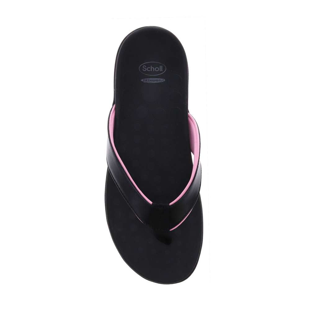 Sonoma Toe Post Sandal - Black/Pink
