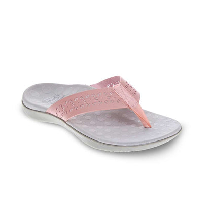 Spangle Toe Post Sandal - Dusty Pink