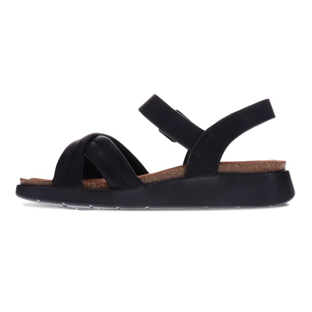Tatum Adjustable Sandal - Black
