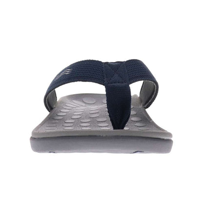 Wave Toe Post Sandal Unisex - Navy