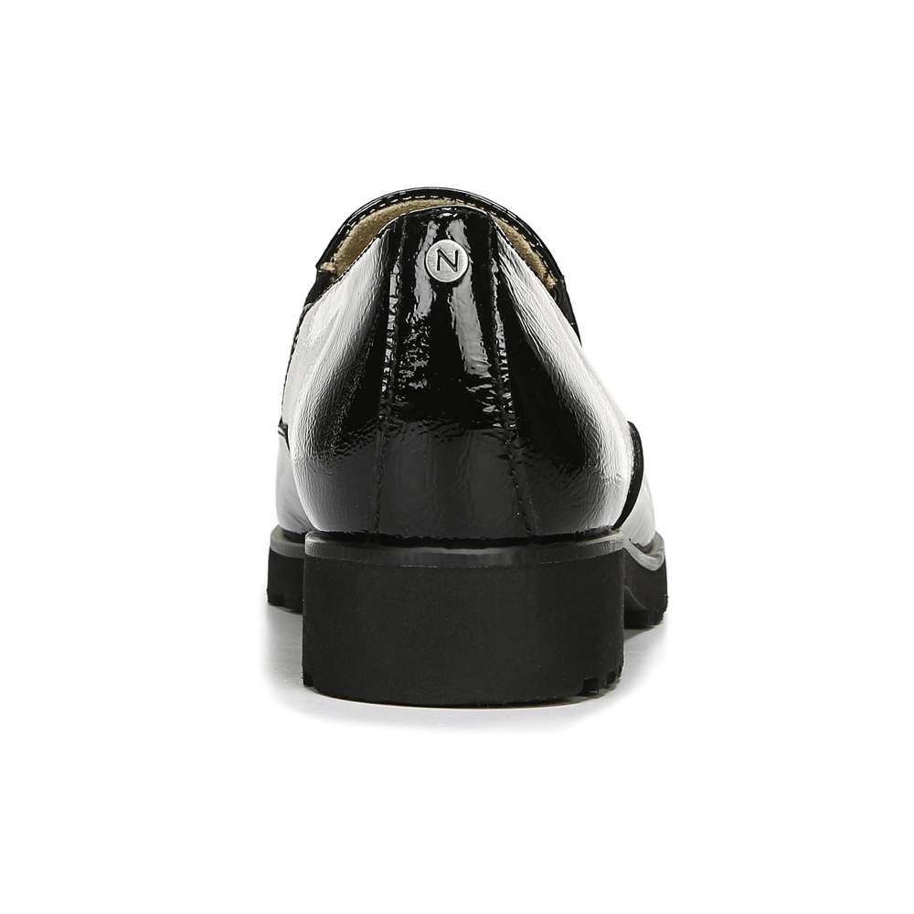 Geraldine Loafer - Black Patent