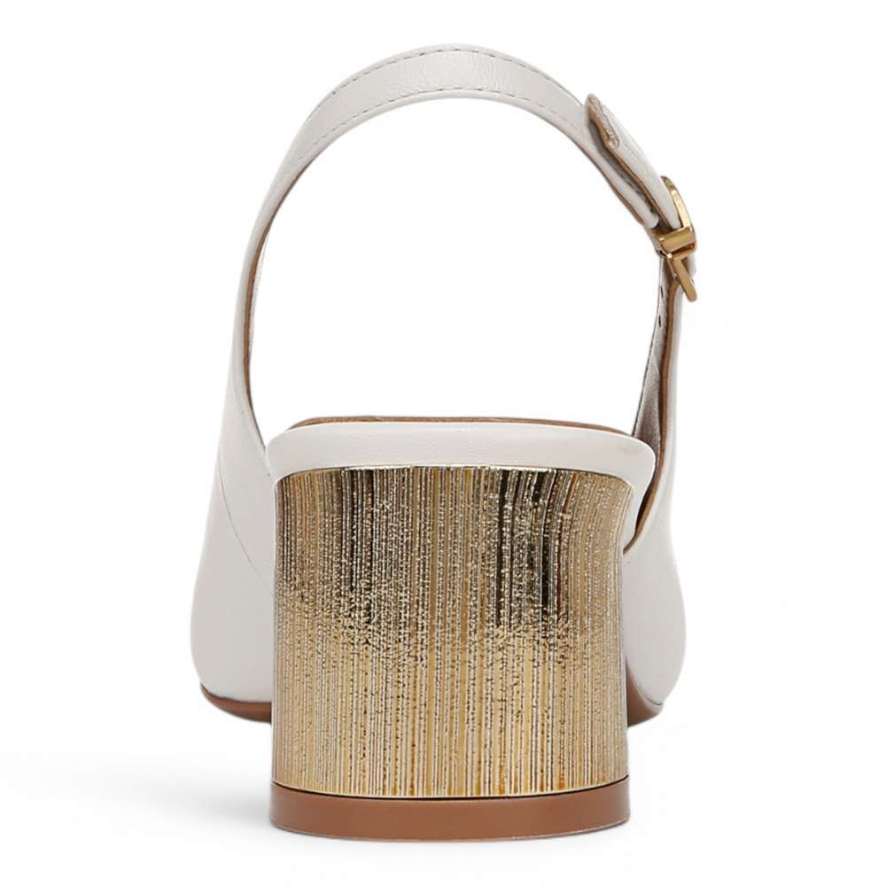 Lane Slingback Pump - Warm White