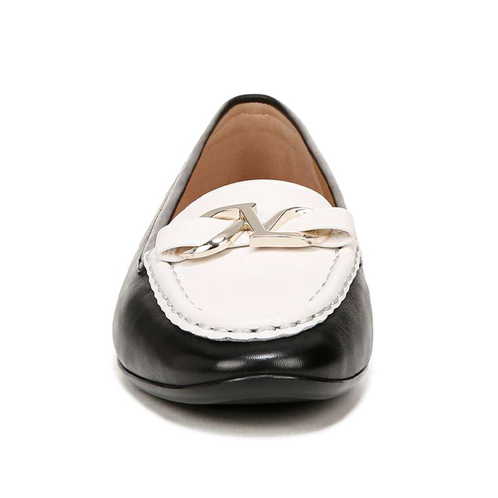 Layla Loafer - Black/Warm White