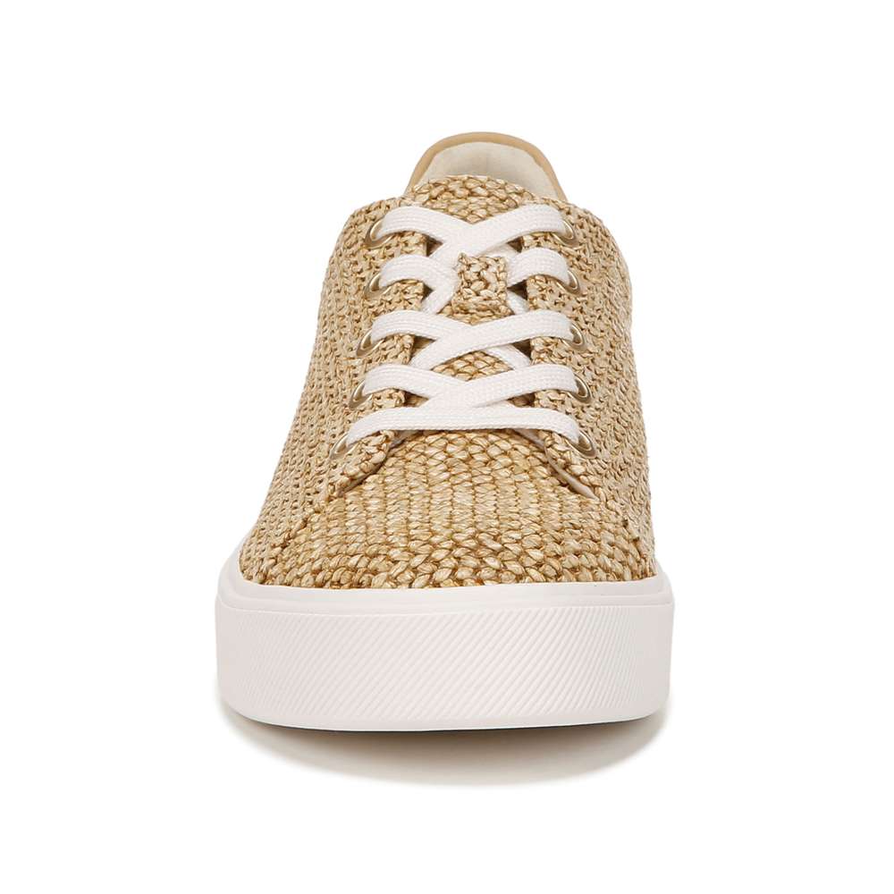 Morrison 2.0 Lace Up Sneaker - Tan Raffia Fabric