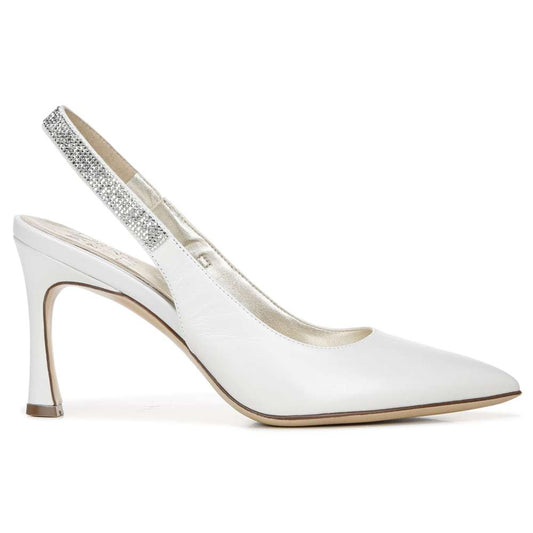 Aleah Slingback Pump - White