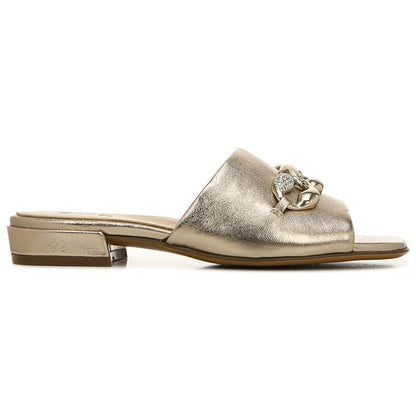 Angie Dress Slide Sandal - Warm Silver