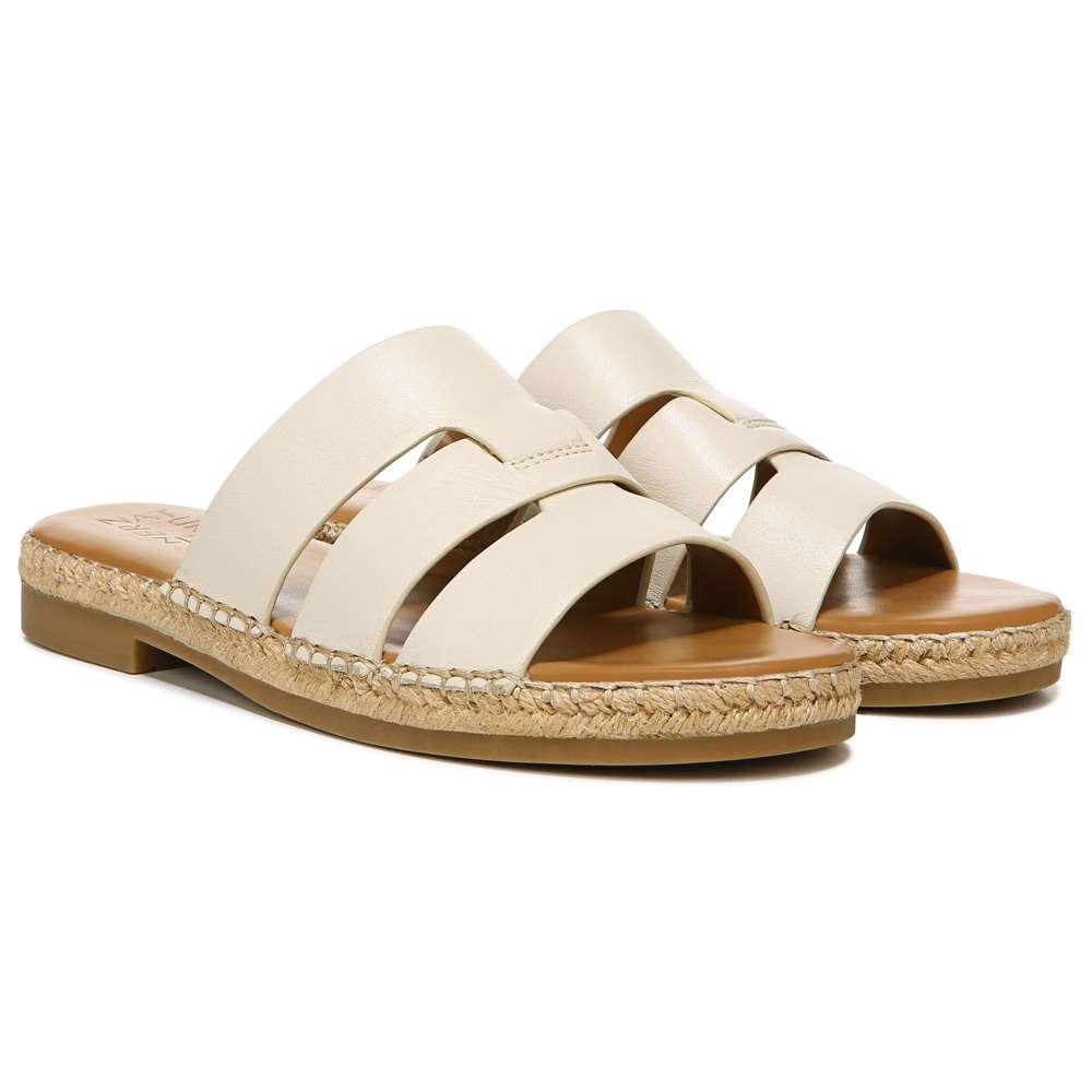 Arden Slide Sandal - Porcelain