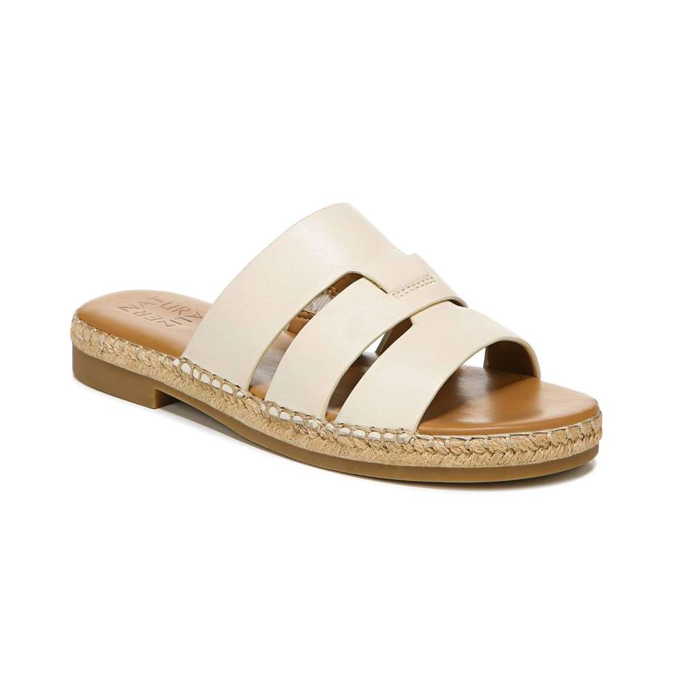 Arden Slide Sandal - Porcelain