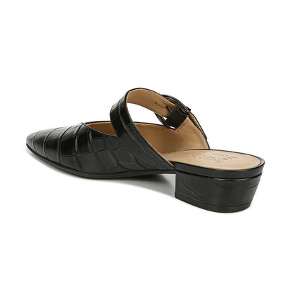 Bess Mule - Black Croc