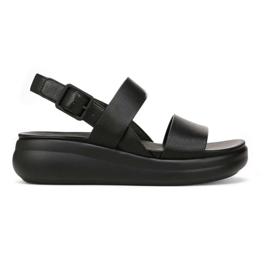 Coast Sandal - Black Tumble