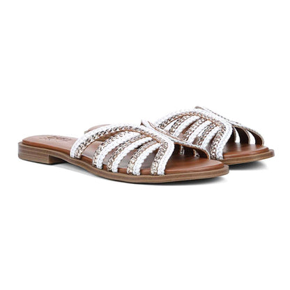 Lane Slide Sandal - White Multi