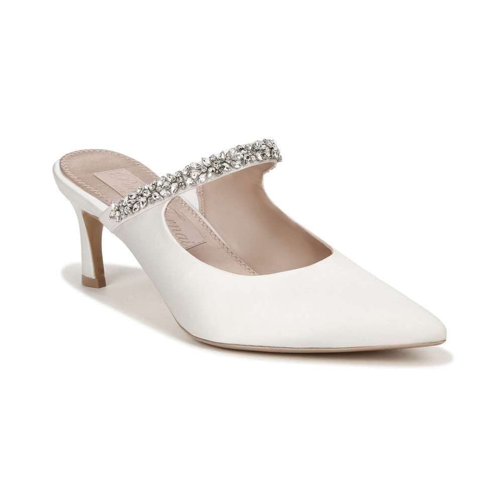 Liefde Pump - Silk White Satin