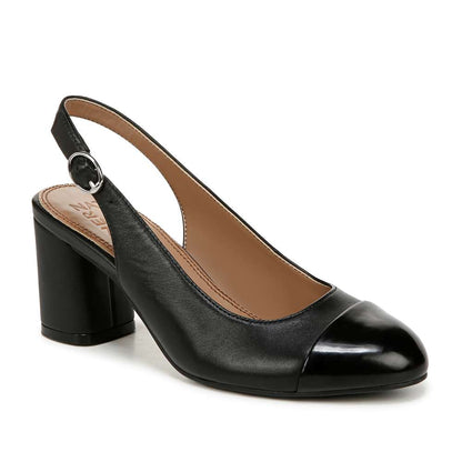 Sophie Slingback Pump - Black Leather