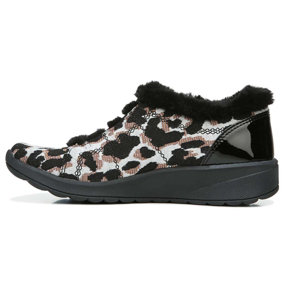 Golden Bootie - Black/White Leopard