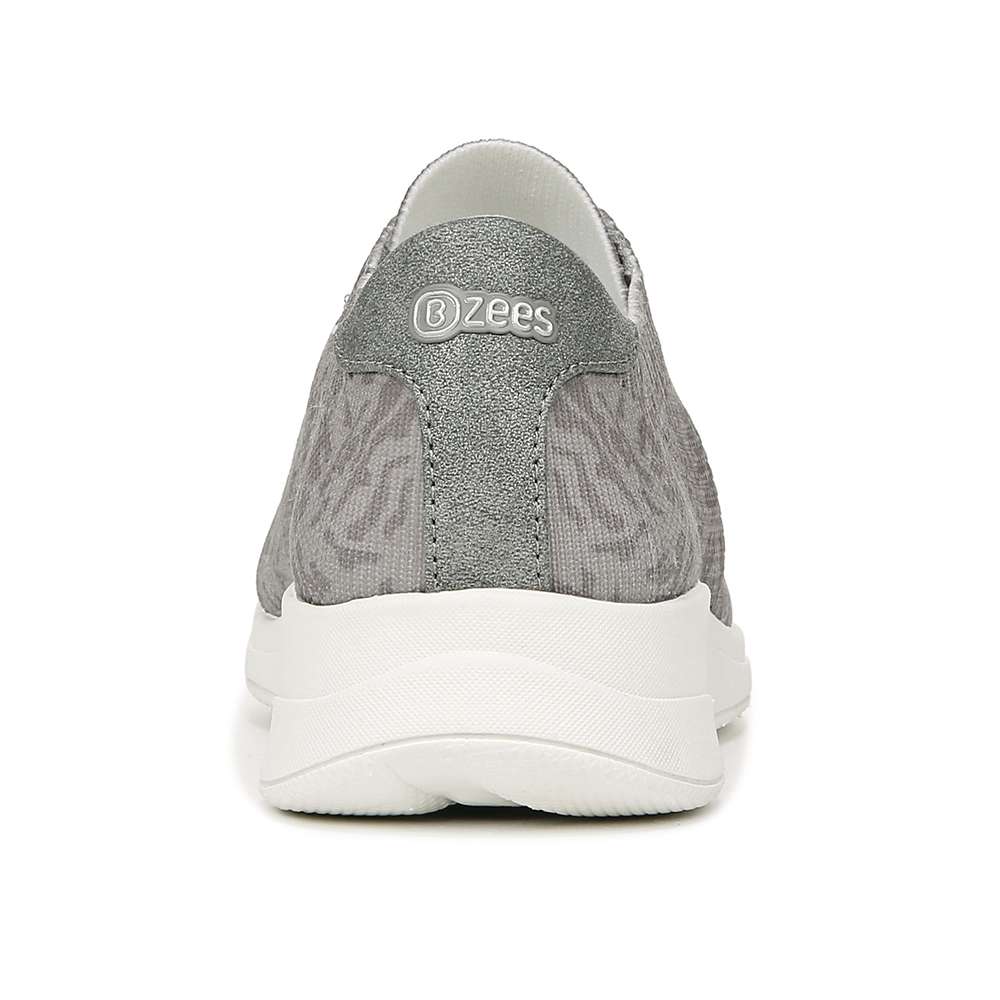 Golden Knit Slip-On Sneaker - Silver Smoke