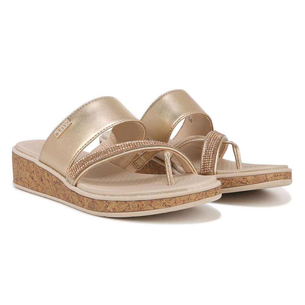 Bora Bright Sandal - Gold Metallic