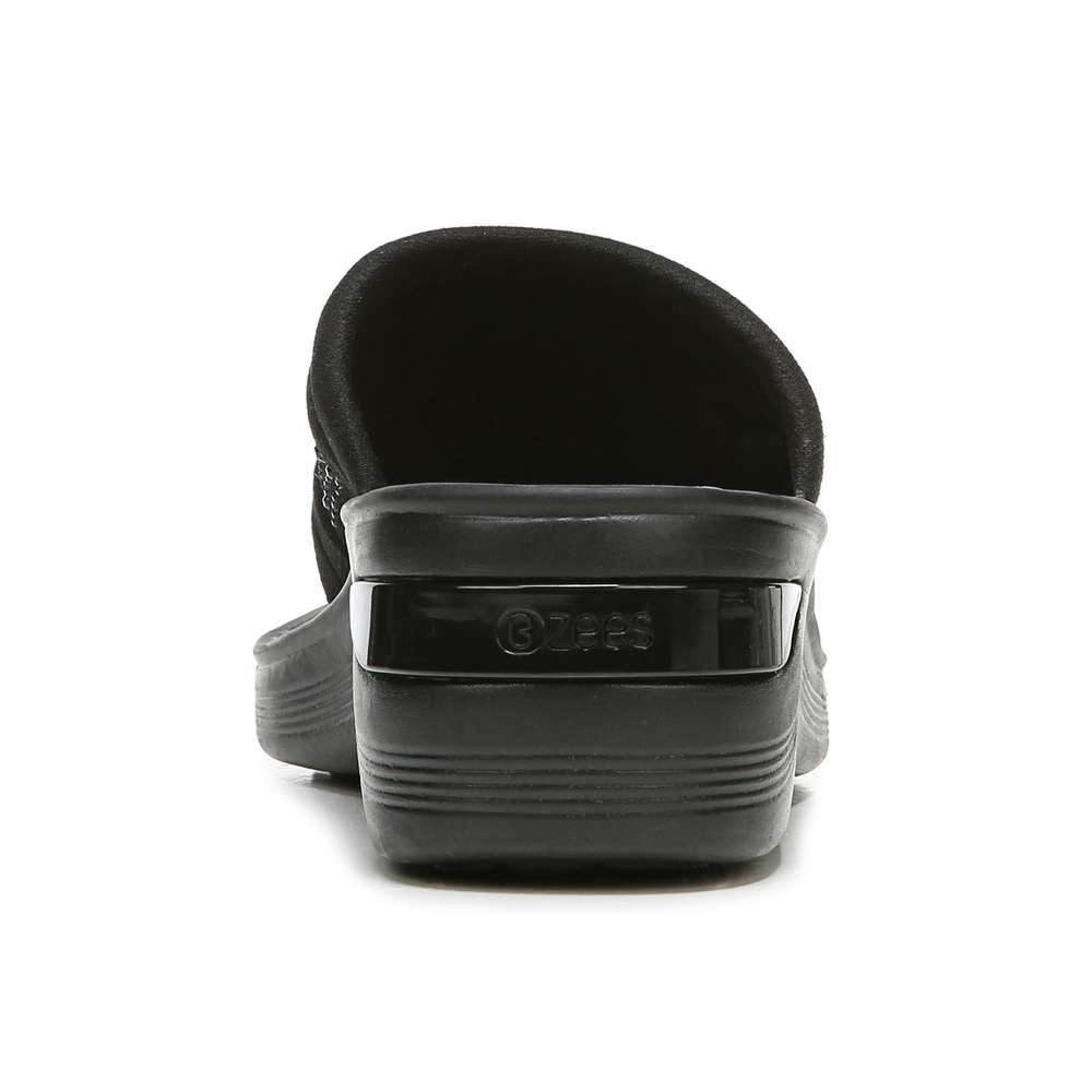 Dazzle Me Wedge Sandal - Black