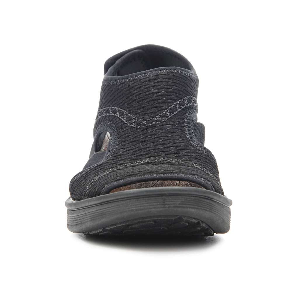 Dream Wedge Sandal - Black