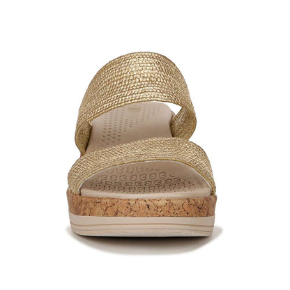 Resort Wedge - Gold Stretch