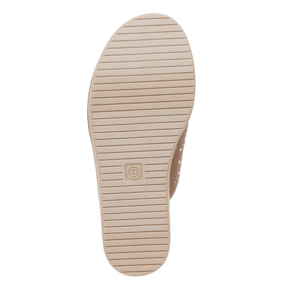Royal Wedge Sandal - Biscotti