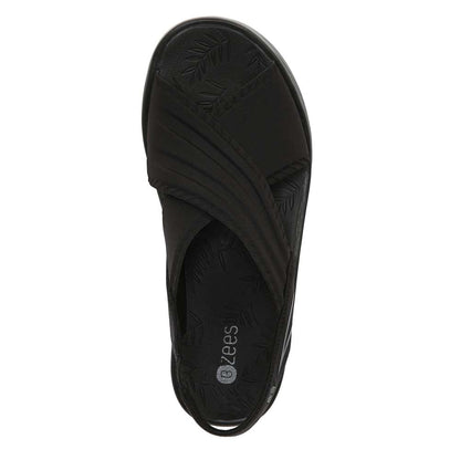 Sunset Wedge Sandal - Black