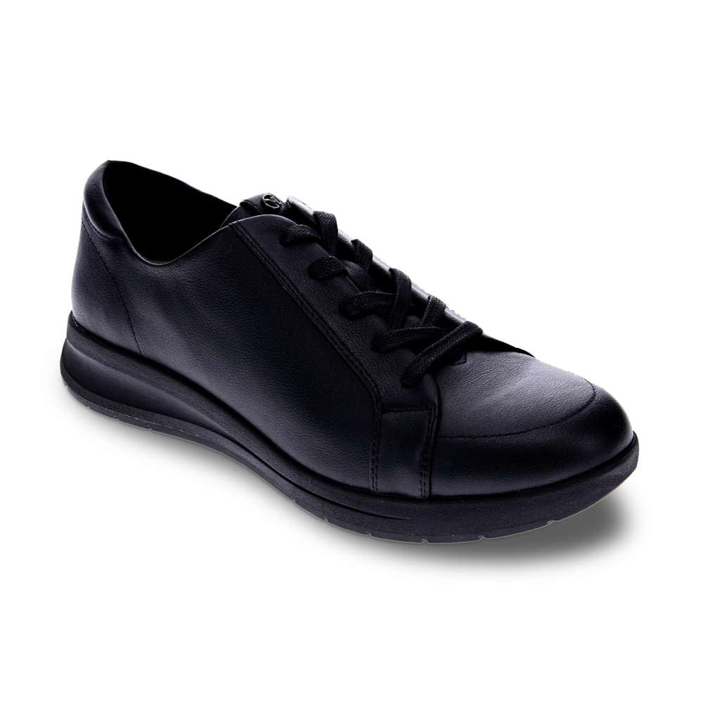 Athens Lace-Up Sneaker - Black