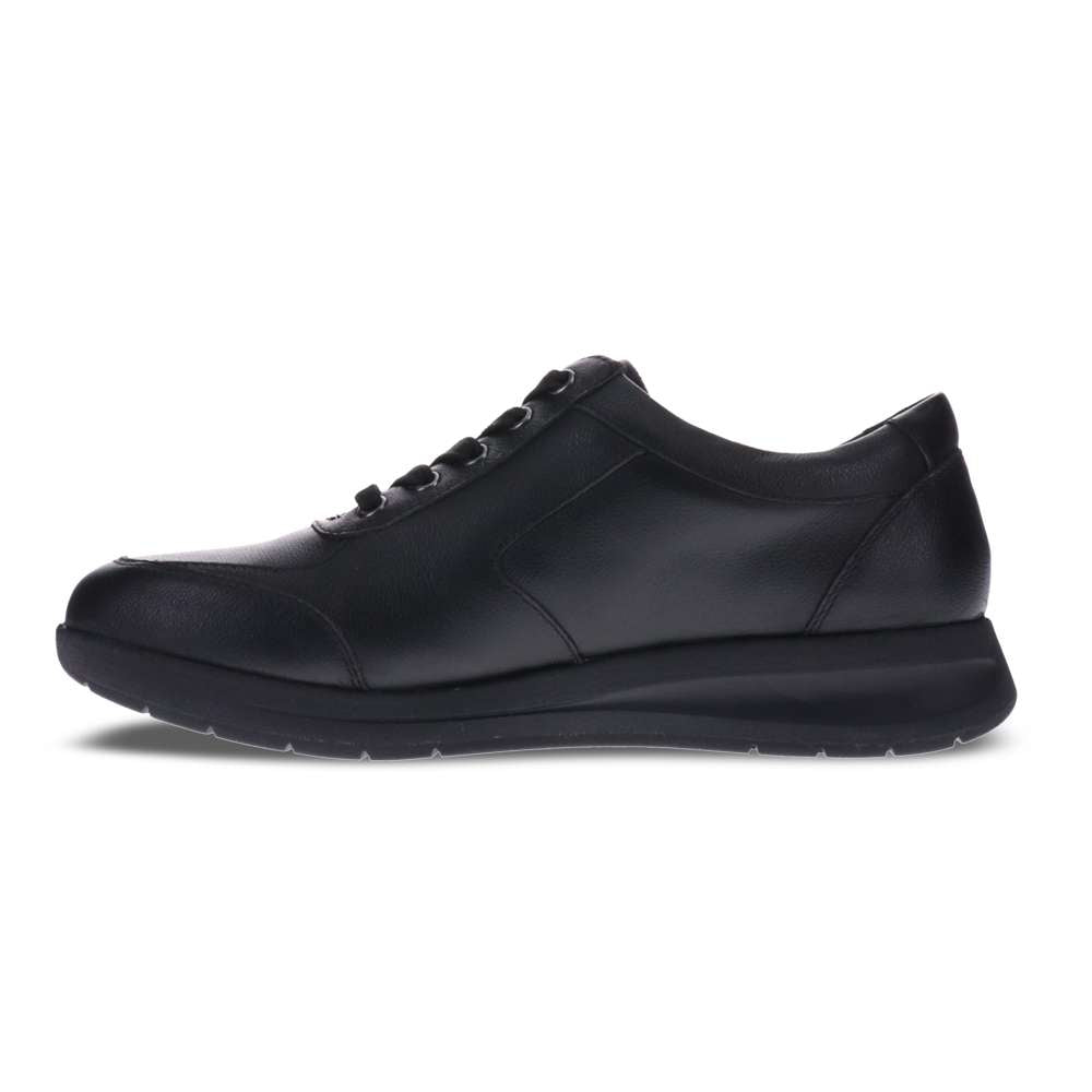 Boston Zip Sneaker - Black French