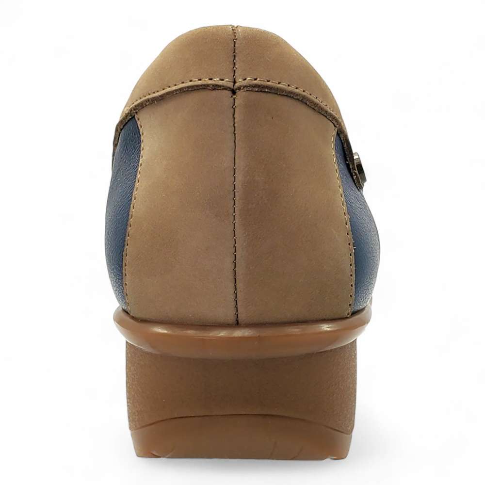 Montmartre Wedge Loafer - Blue French